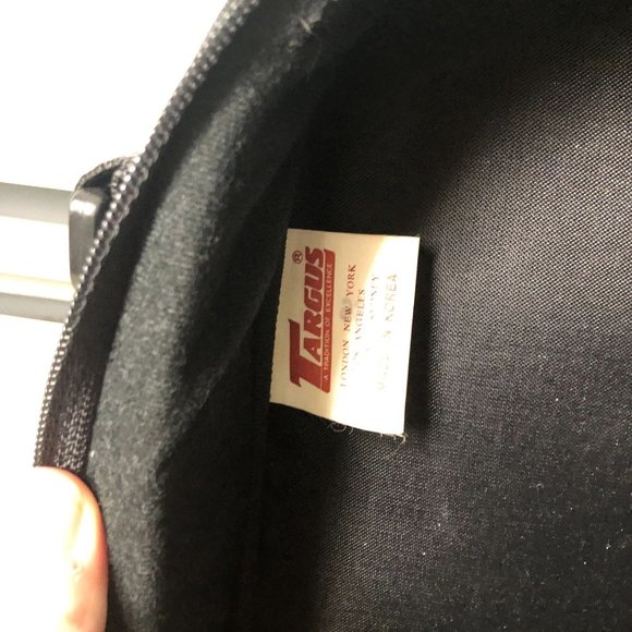 Targus Laptop Bag Carrying Case Black Red Accent - Picture 4 of 7